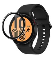 Samsung Galaxy Watch 4 40mm Uyumlu Zore PMMA Pet Saat Ekran Koruyucu (Siyah)