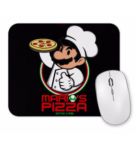 Mario Bros Mario's Pizza Mouse Pad