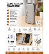Kalemhane Kişiye Özel 22.5W Hızlı Şarj 10. 000 Mah Powerbank