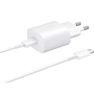 Samsung TA800X Fast Charging 25W Type-C Çıkışlı Kablolu Şarj Aleti Beyaz (Samsung Türkiye Garantili)