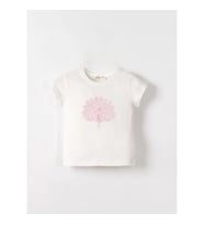 Nk Tavus Kuşu Tshirt 31626 Ekru Lila