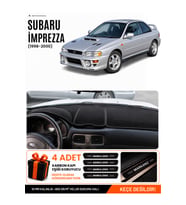 SUBARU İMPREZZA (1998-2000) Uyumlu Torpido Örtüsü Torpido Kılıfı - Siyah