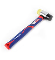 WORKPRO WP241036 40mm Fiberglas Saplı Çift Başlı Hassas Lastik Çekiç