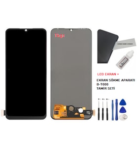 Tkgz - Vivo V21 Uyumlu Lcd Ekran Dokunmatik -A- Kalite + B-7000 + TAMİR SETİ