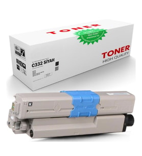 OKİ C332 / MC363 UYUMLU MUADİL TONER siyah