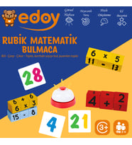 EDOY Rubik Matematik Bulmaca Eğlencesi  Montessori Eğitici Zeka Oyunları Geliştirmek İçin Bir Kutu Oyunu
