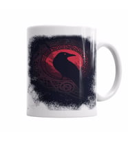 Black Crow Kupa Bardak Porselen