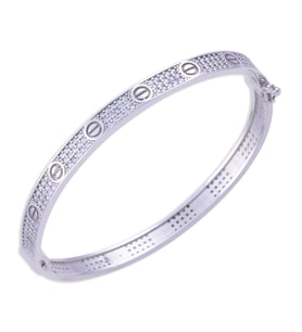 925 Ayar Gümüş Kelepçeli Taşlı Kadın Bileklik (ZRK 2200) 13.4 gr