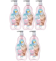 Uni Baby Bebek Kolay Tarama Saç ve Vücut Şampuanı 700ML (Pompalı) (5 Li Set)