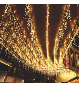 4 METRE 18 DALLI SAÇAK PERDE LED IŞIK 18 DALLI SAÇAK LED IŞIK GÜN IŞIĞI SALKIM LED IŞIK EKLEMELİ