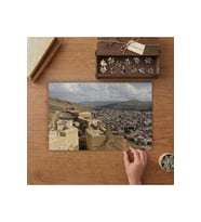 Bayburt Kalesi Tasarımı 240 parça Ahşap Puzzle Ahşap Kutuda MP07012