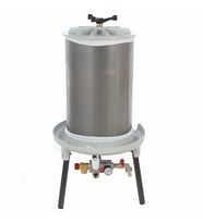 Grifo PEW20 Paslanmaz Balonlu Meyve Üzüm Suyu Sıkma Presi 20 Litre