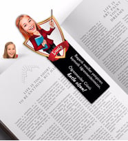 BK Gift Kişiye Özel Kadın Öğretmen Karikatürlü Ahşap Kitap Ayracı-3