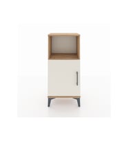 Arges Komodin 2 Raflı Tek Kapaklı 44x30x96 Çam-Aytaşı