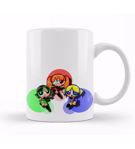 Powerpuff    Girls   Kupa Bardak Porselen
