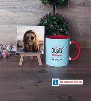 Diyaliz Teknisyeni Fotoğraflı Dekoratif Taş, Kupa Bardak Beyaz Hediye Diyaliz Teknisyenine Hediye (Model 2)