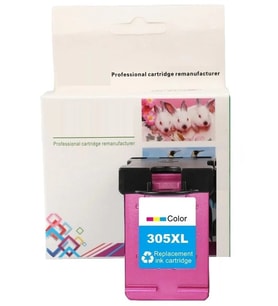 HP 305XL-3YM63AE (DeskJet 2710-2720-2721-2722-2723-2724-4110-4120-4122-4130-ENVY 6010-6020-6022-6030-6032-6420-6422-6430-6432) Muadil Renkli Kartuşu