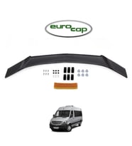 Mercedes Sprinter W906 Ön Kaput Maskesi Koruma Rüzgarlığı Deflektör 3mm Akrilik Parlak Siyah 2014-18