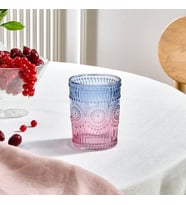 Karaca Sunflower Su Bardağı 250 Ml Mavi Pembe 