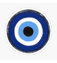 18cm Nazar Boncuğu Sticker Araba Duvar  Yapıştırma Etiket FF3