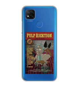 Xiaomi Redmi 9C / 10A Uyumlu Pulp Ricktion Tasarımlı Şeffaf Telefon Kılıfı