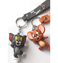 Tom Ve Jerry 3D Çift Anahtarlık 2 Adet