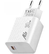 30W Type-C- USB C Hızlı Şarj Adaptörü, BEYAZ