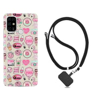 Casper E30 F20 X20 Kılıf Boyun Askılı Silikon Donut Flamingo 1415