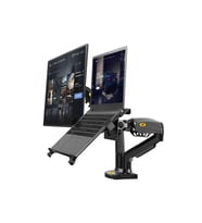 Ayarlanabilir amortisörlü laptop ve monitör standı, siyah, 17-27"