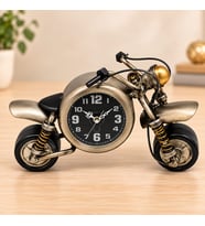 Dekoratif Metal Vintage Motorsiklet Saat C1849