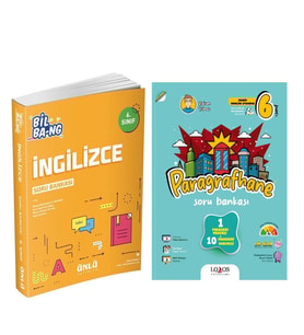 Ünlü Yayıncılık 6. Sınıf İngilizce Bil Bang ve Lodos Paragrafhane Soru Bankası Seti 2 Kitap