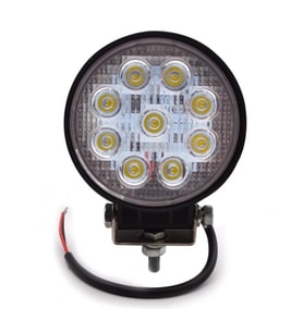 9 Ledli Yuvarlak Far 12V-80V