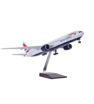 HEDİYELİK-MAKET UÇAKLAR-BRITISH-ÖLÇEK : 1:157 47 CM-JB777BRITISH