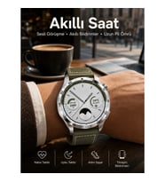 Mey İthalat® Akıllı Saat Bildirim Görme Sesli Görüşme Çoklu Kordon GPS Takibi