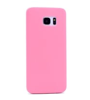 Galaxy S7 Edge ile Uyumlu Slim Cover Pembe