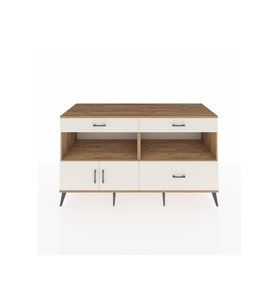 Kronos Konsol 2 Raflı 3 Çekmeceli 2 Kapaklı 176x59x99 Çam-Aytaşı