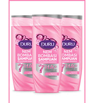 Duru Tüm Saçlar İçin Şampuan 3x400 Ml