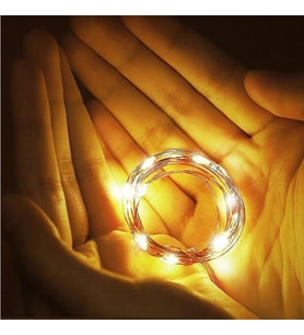 44 ADET YÜKSEK KALİTE 1.5 METRE PİLLİ GÜN IŞIĞI LED IŞIK MODLU HIZLI YAVAŞ SABİT PİL DAHİL PERİ LED