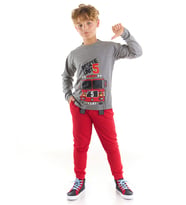 Rescue Unit Erkek Çocuk T-shirt Pantolon Takım (Çok Renkli)