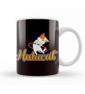 Hula Hoop Cat Hula Hooper Hooping Fitness Sports Training Kupa Bardak Porselen
