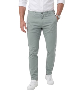 DeepSEA Erkek Açık Yeşil Slim Fit Pamuklu Likralı Chino Spor Pantolon 2601745