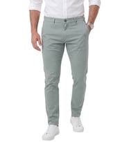 DeepSEA Erkek Açık Yeşil Slim Fit Pamuklu Likralı Chino Spor Pantolon 2601745