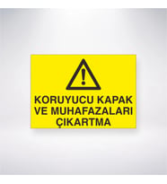 Koruyucu Kapak ve Muhafazaları Çıkartma