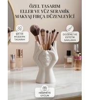 Özel Tasarım Eller ve Yüz Makyaj Fırça Düzenleyici