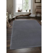 Sarar Antrasit Peluş Halı Yumuşacık Kaymaz Taban 160x250 4m2