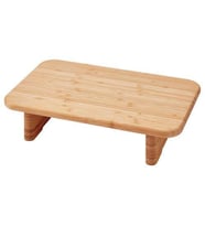 Bambu Ayak Destekli Kesme Tahtası 35x22 cm MeridyenDukkan Sunum Gereçleri