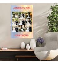Ahşap Retro Mdf Poster , Kişiye Özel Poster, Sevgililer Günü , Özel Günle , Nişan , Düğün , Kına , Doğum Günü , Aile Sevgi Mutluluk – KOLAJ16