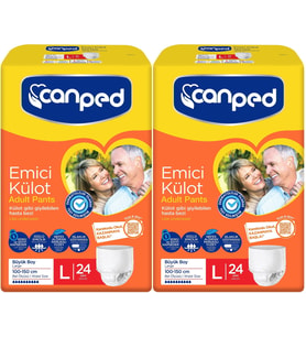 Canped Emici Külot Hasta Yetişkin Bezi L - Büyük - Large 48 Adet (2PK*24)