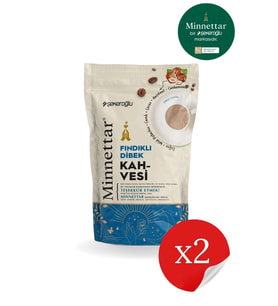 Minnettar Fındıklı Dibek Kahvesi 2 x 165 Gr ( 2 PAKET )