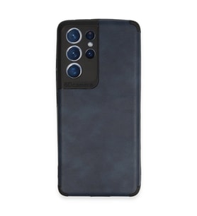Samsung Galaxy S21 Ultra Kılıf Loop Deri Silikon - Lacivert